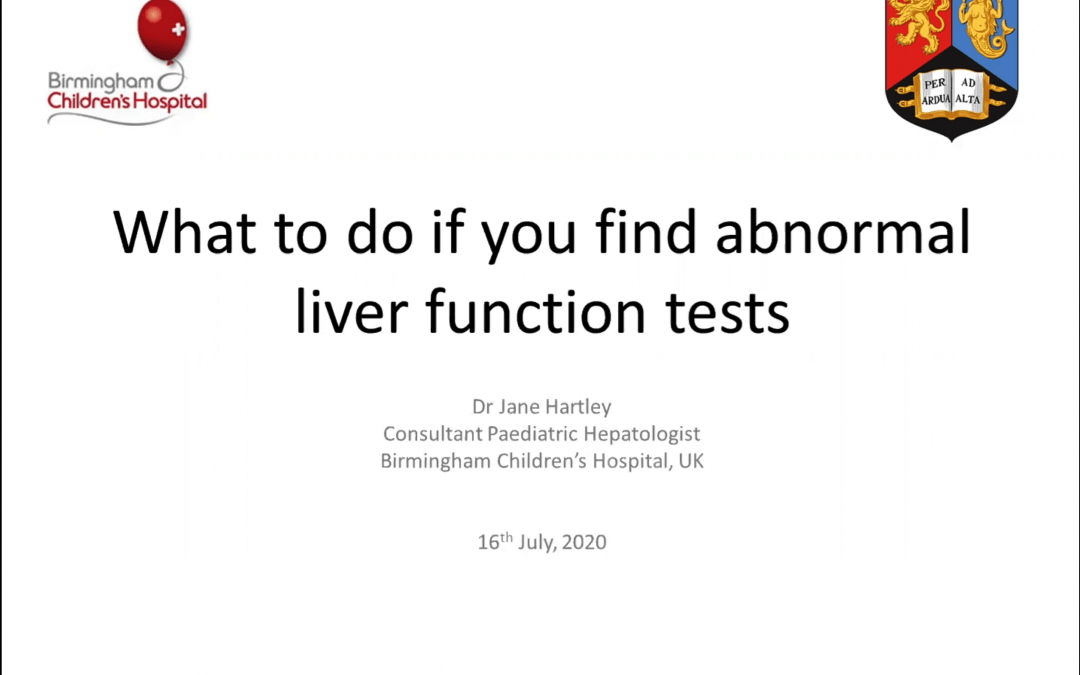 What to do if you find Abnormal LFTs- Jane Hartley