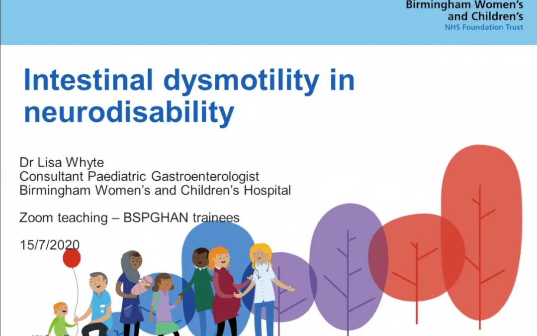 Intestinal Dysmotility in Neurodisability- Lisa Whyte