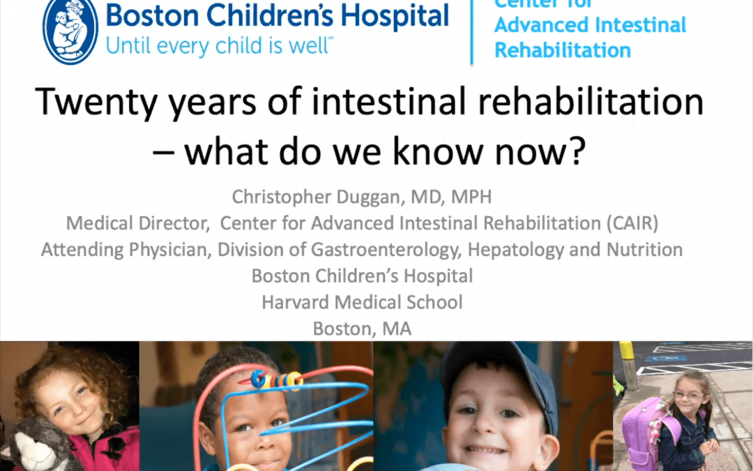 Second BSPGHAN Masterclass- 20 Years of Intestinal Rehabilitation: What Do We Know Now?