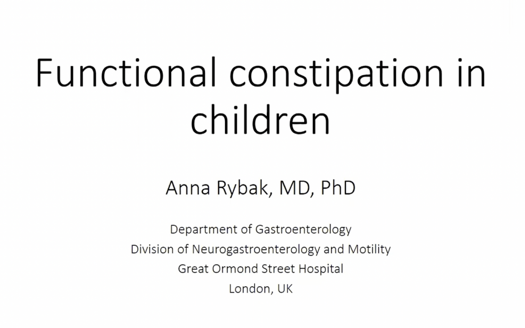 Functional Constipation – Dr Anna Rybak