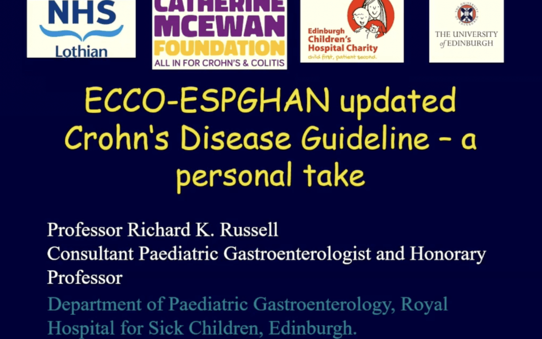 2021 ECCO Crohn’s Disease Guidelines – Prof. Richard Russell