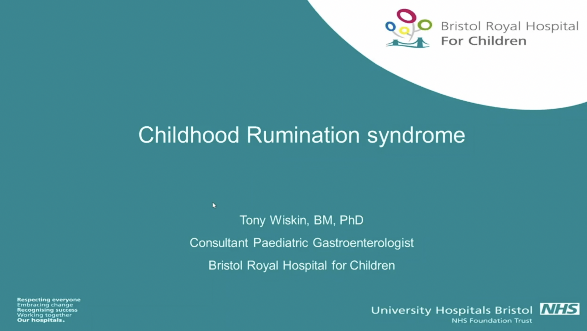 Rumination Syndrome – Dr Anthony Wiskin